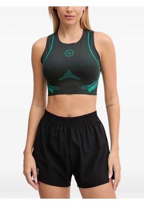 adidas by Stella McCartney logo-detail top - Black