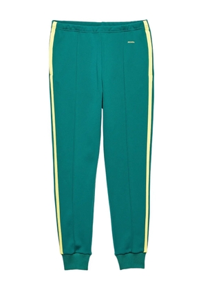Prada stripe-detail track pants - Green