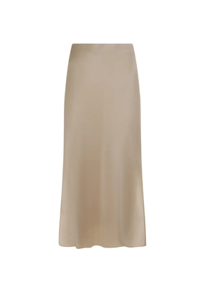 Brunello Cucinelli slit skirt - Neutrals