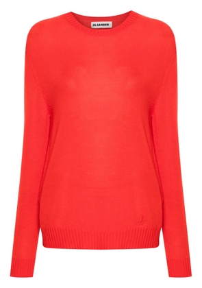 Jil Sander fine-knit jumper - Red