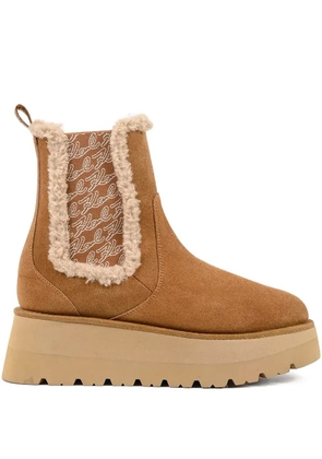 Karl Lagerfeld Skylar platform boots - Brown