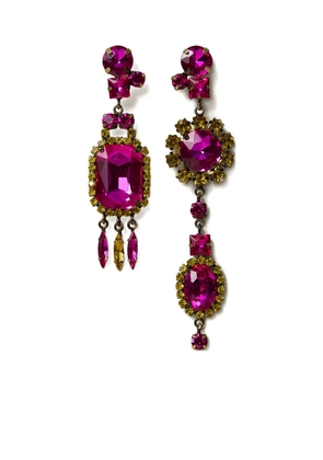 TWINSET rhinestone-embellished drop earrings - Gold