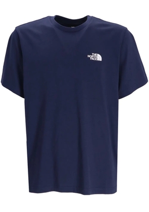 The North Face logo-print cotton T-shirt - Blue