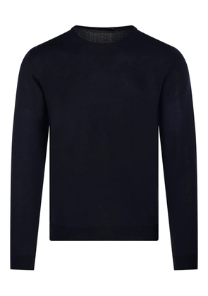 Roberto Collina crew-neck long-sleeve sweater - Blue