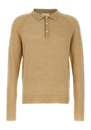 Ma'ry'ya button-placket polo shirt - Neutrals