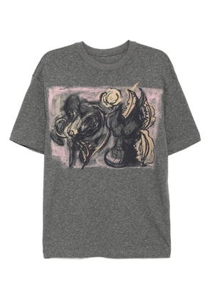 JNBY graphic-print T-shirt - Grey