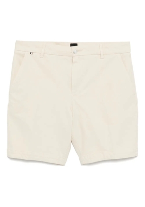 BOSS structured-stretch shorts - Neutrals