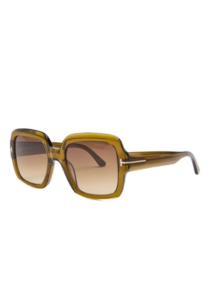 TOM FORD Eyewear Kaya square-frame sunglasses - Green