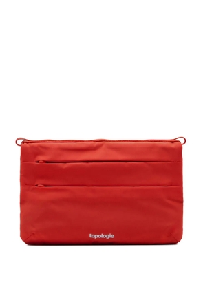 Topologie small Flat Sacoche clutch bag - Red