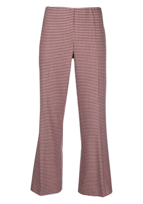 P.A.R.O.S.H. houndstooth flared trousers