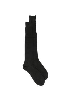 Zegna logo-print socks - 022 DARK GREY