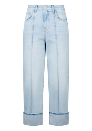 LIU JO straight leg cropped jeans - Blue