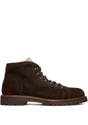 Scarosso Theodore lace-up boots - Brown
