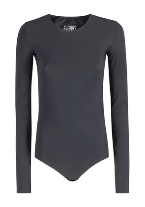 MM6 Maison Margiela long-sleeve bodysuit - Black
