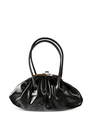 Comme Des Garçons Comme Des Garçons pleated-clasp shoulder bag - Black
