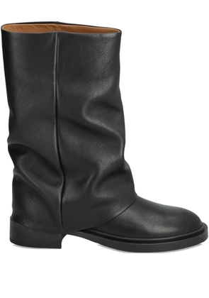 Copenhagen gathered boots - Black