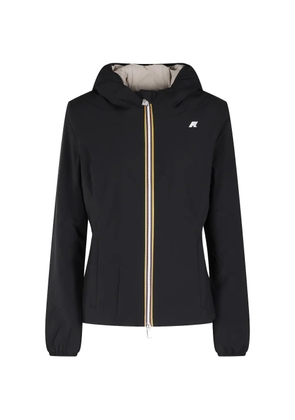 K-Way Lily hooded double jacket - Black