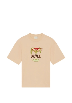 Drôle De Monsieur printed T-shirt - Neutrals