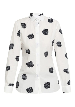 Marni floral-print shirt - White