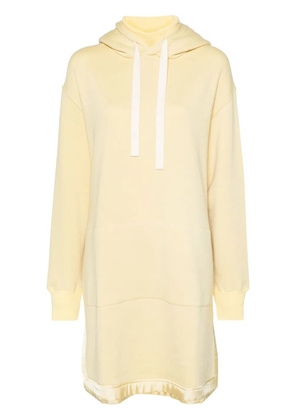 Jil Sander side-slits knitted hoodie - Yellow