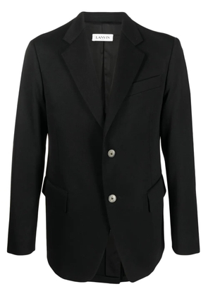 Lanvin single-breasted wool blazer - Black