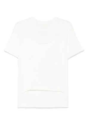 Issey Miyake knitted T-shirt - White