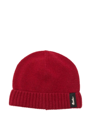 Borsalino ribbed-knit beanie - Red