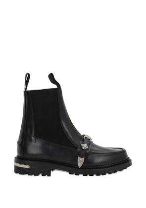 Toga Pulla studded-strap chelsea boots - Black