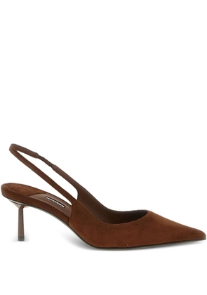 Le Silla 60mm slingback pointed-toe pumps - Brown