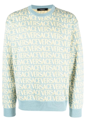 Versace Versace Allover jumper - Blue