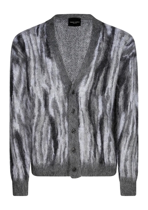 Roberto Collina V-neck wool cardigan - Grey