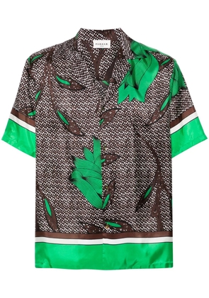 P.A.R.O.S.H. Wax silk shirt - Brown