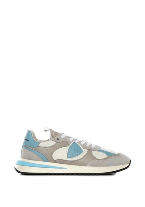 Philippe Model Paris Olympique appliqued-panelled sneakers - Grey