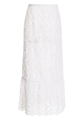Giambattista Valli Macram maxi skirt - White