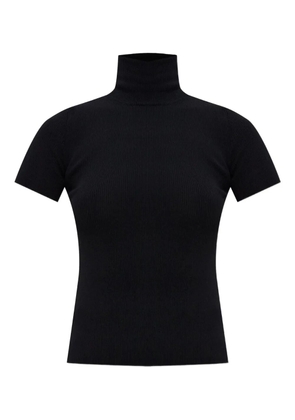 Max Mara ribbed turtleneck top - Black