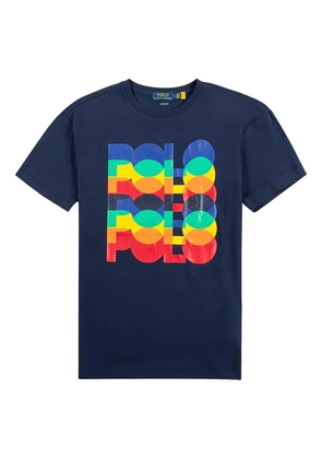 Polo Ralph Lauren Newport logo-graphic T-shirt - Blue