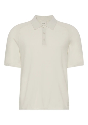 Calvin Klein short-sleeve polo shirt - Neutrals