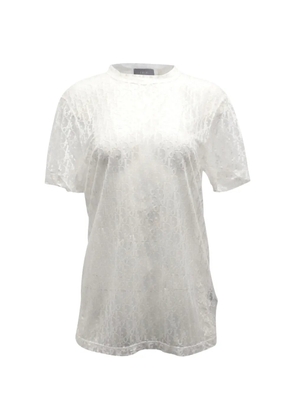 Christian Dior Pre-Owned Oblique T-shirt - White