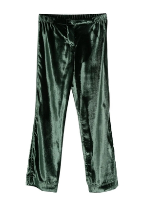 F.R.S For Restless Sleepers velvet elasticated-waist trousers - Green