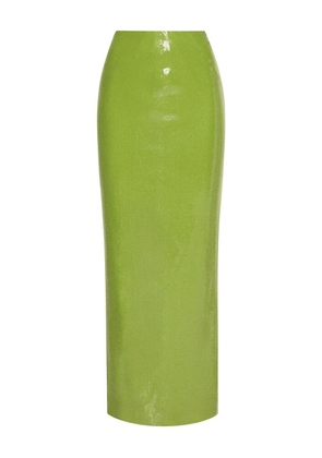 Oscar de la Renta sequinned pencil skirt - Green
