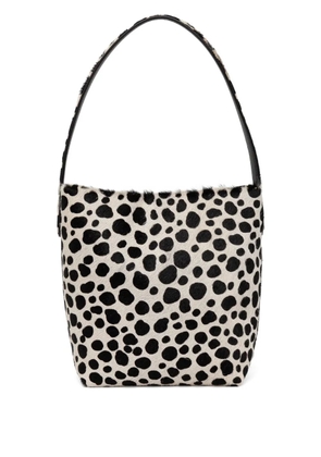 Liviana Conti dalmatian print handle shoulder bag - Neutrals