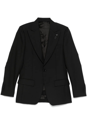 Lardini single-breasted blazer - Black
