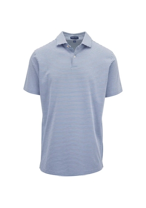 Peter Millar striped short-sleeve polo shirt - Blue