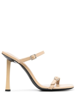 BY FAR Flick 90mm sandals - Neutrals