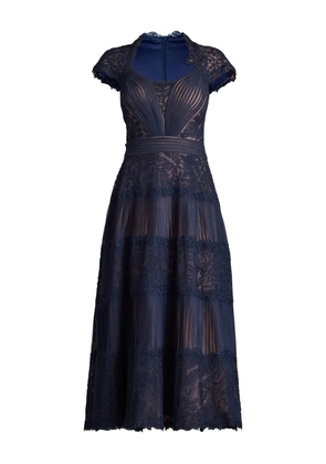 Tadashi Shoji floral-print dress - Blue