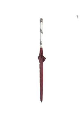 Enfants Riches Déprimés rose-embellished umbrella - Silver