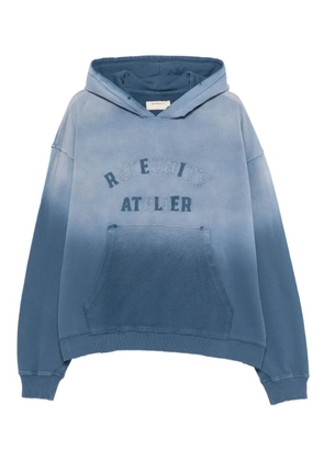 RETERNITY Événie logo-appliqué hoodie - Blue