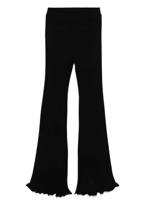 Rabanne ribbed trousers - Black