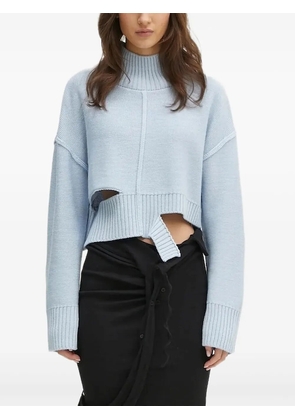 MM6 Maison Margiela high-neck sweater - Blue