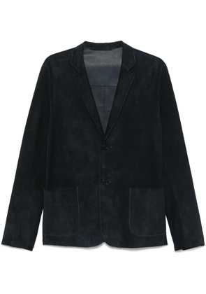 Salvatore Santoro suede blazer - Blue